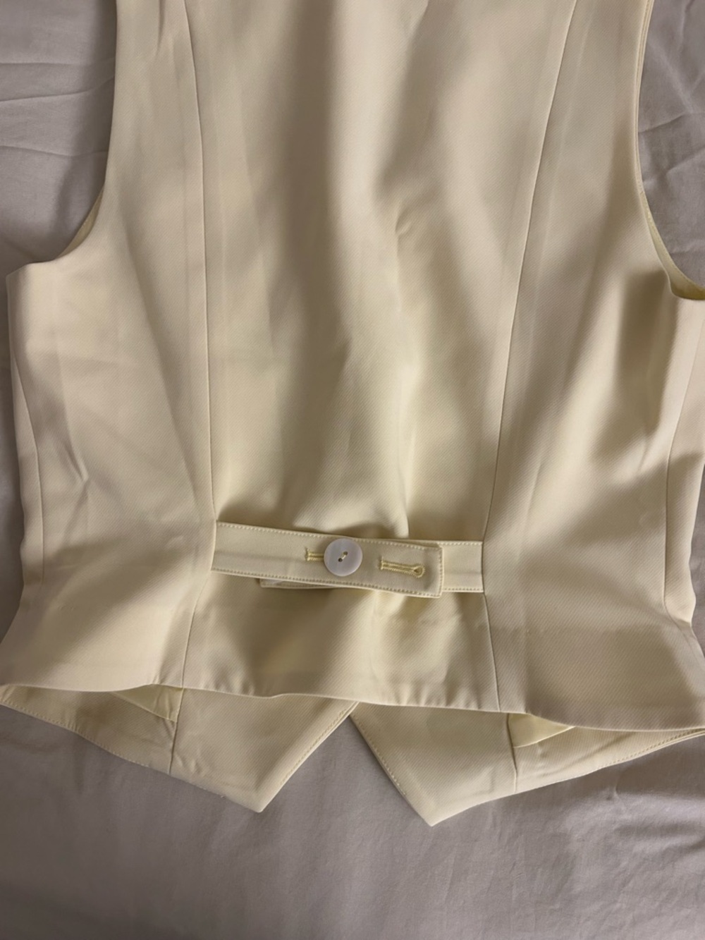 Revolve L'Academie Carinne Vest Top, Color Lemon, Size Small - Picture 7 of 9